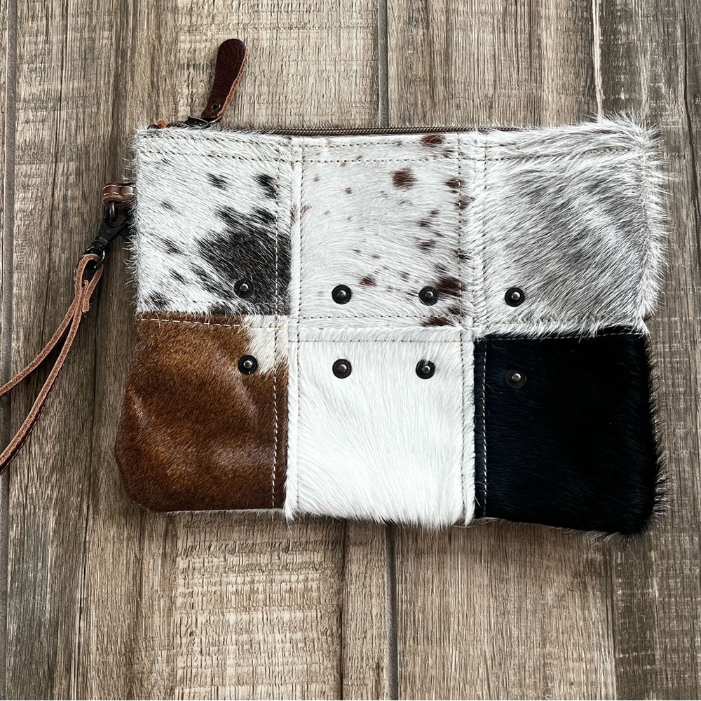 Brand New Myra Hair On Clutch / Wristlet